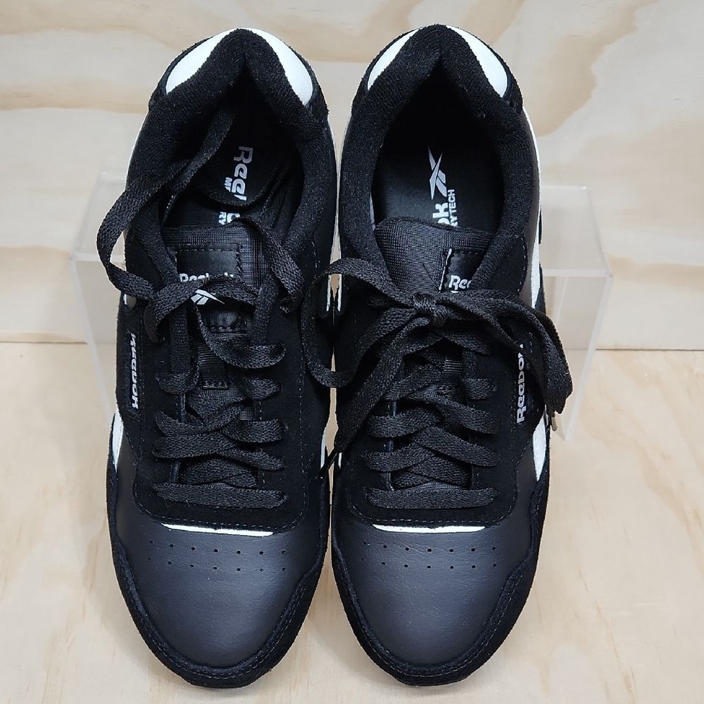 Reebok Harman Work Women 8 Black White Athletic Safety Shoe Comp Toe Sneaker - Picture 3 of 11